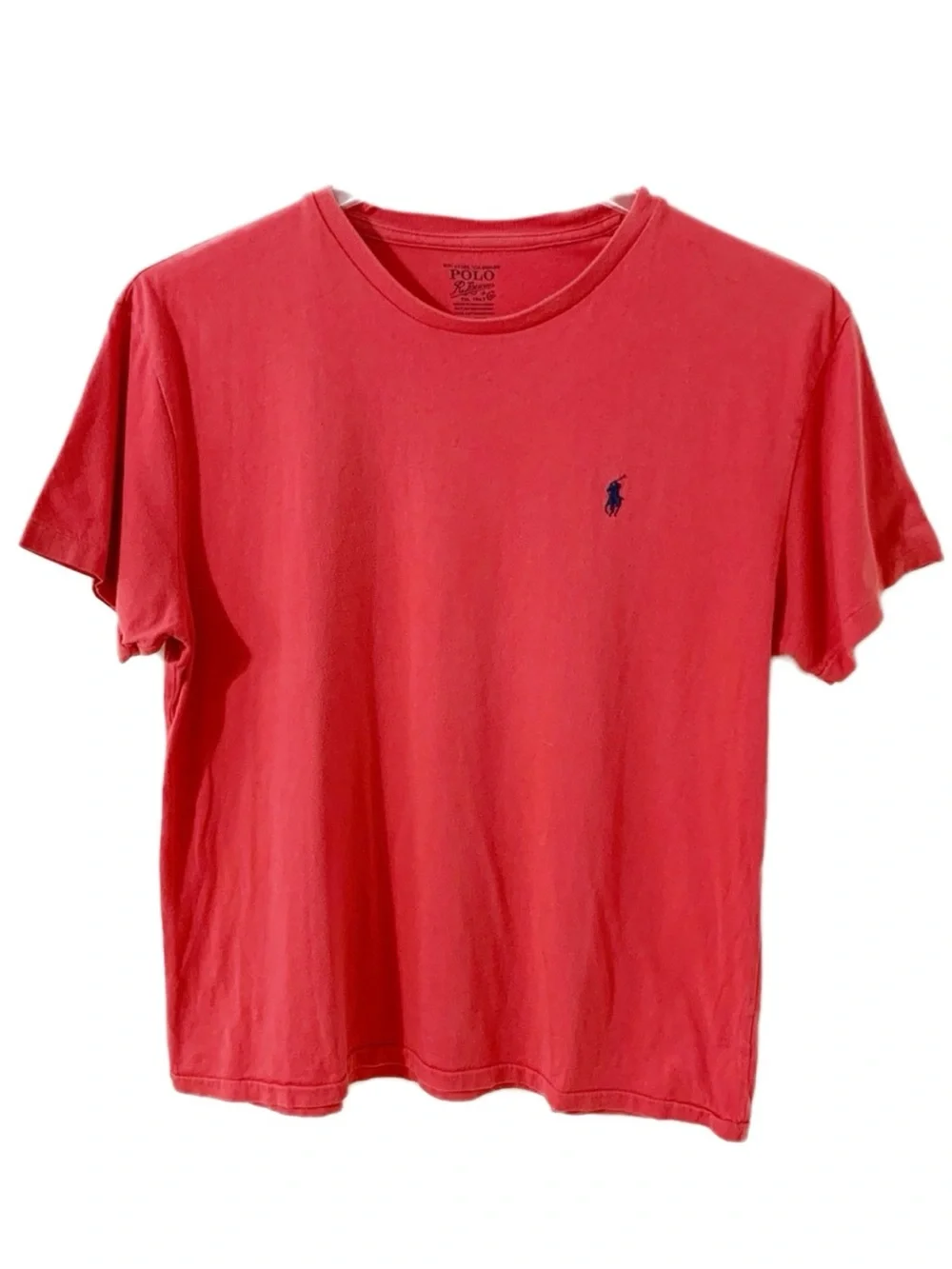 Polo Ralph Lauren Short Sleeve Cotton Classic Tee Shirt Crewneck Straight Hem